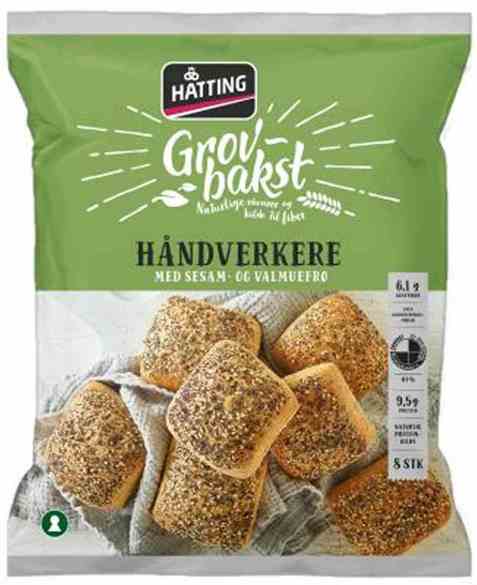 Bilde av Hatting Håndverker med sesam og valmuefrø. Bilde av Hatting Håndverker med sesam og valmuefrø.