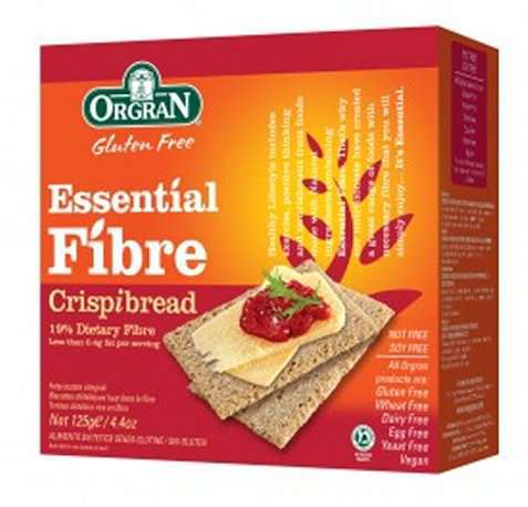 Bilde av Orgran fiber knekkebrød. Bilde av Orgran fiber knekkebrød.