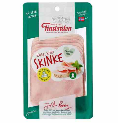 Bilde av Finsbråten kokt skinke. Bilde av Finsbråten kokt skinke.