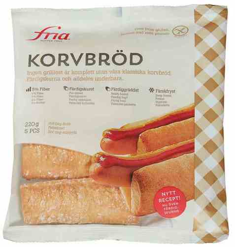 Bilde av Fria Korvbrød. Bilde av Fria Korvbrød.