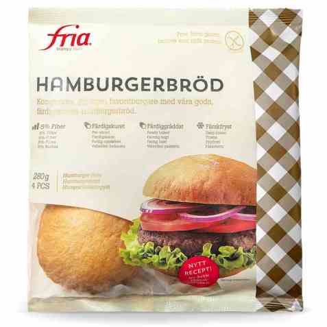 Bilde av Fria Hamburgerbrød. Bilde av Fria Hamburgerbrød.