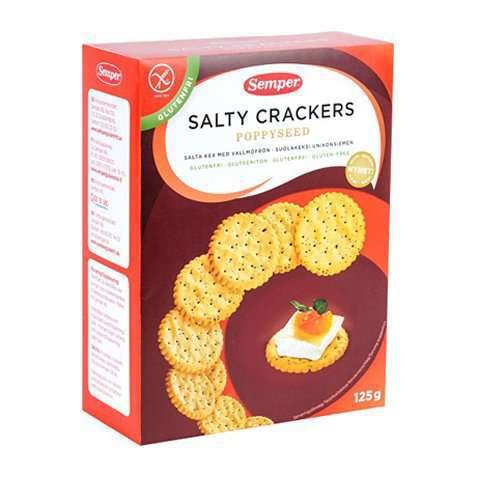 Bilde av Semper Salty Crackers Poppy Seed. Bilde av Semper Salty Crackers Poppy Seed.