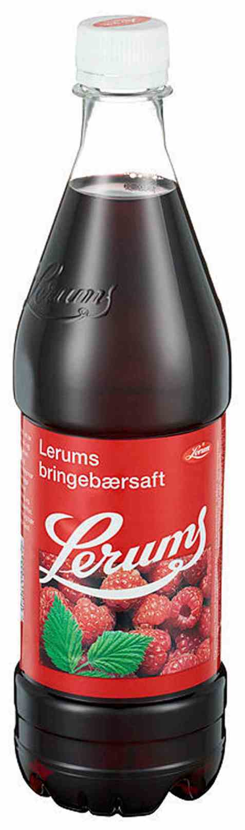 Bilde av Lerum bringebærsaft. Bilde av Lerum bringebærsaft.