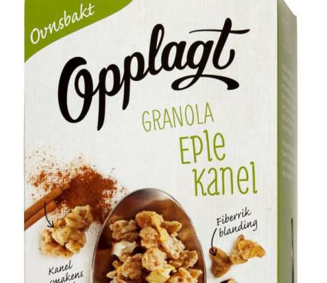 Bilde av Møllerens Opplagt Granola Eple og Kanel. Bilde av Møllerens Opplagt Granola Eple og Kanel.