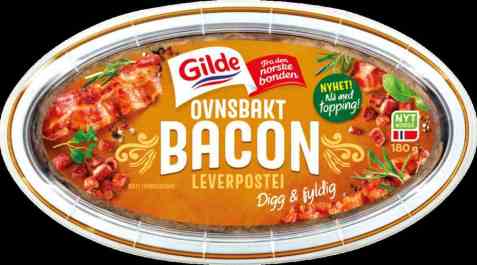 Bilde av Gilde ovnsbakt leverpostei bacon. Bilde av Gilde ovnsbakt leverpostei bacon.