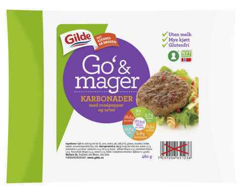 Bilde av Gilde Go og mager karbonader stekt. Bilde av Gilde Go og mager karbonader stekt.