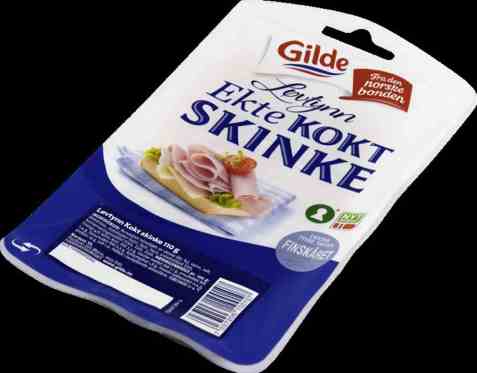 Bilde av Gilde Løvtynn ekte Kokt skinke. Bilde av Gilde Løvtynn ekte Kokt skinke.