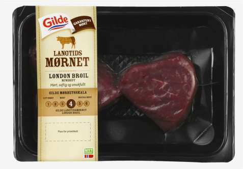 Bilde av Gilde Langtidsmørnet London Broil - Rundbiff skivet.. Bilde av Gilde Langtidsmørnet London Broil - Rundbiff skivet..