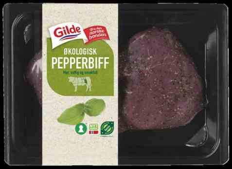 Bilde av Gilde Langtidsmørnet økologisk pepperbiff. Bilde av Gilde Langtidsmørnet økologisk pepperbiff.