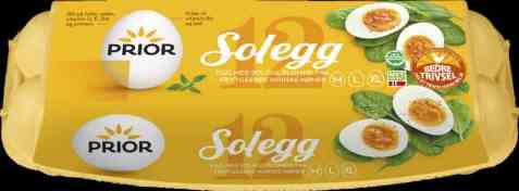 Bilde av Prior egg ML solegg frittgående 12 stk. Bilde av Prior egg ML solegg frittgående 12 stk.