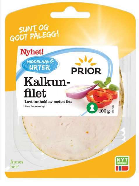 Bilde av Prior kalkunfilet middelhavsurter.
