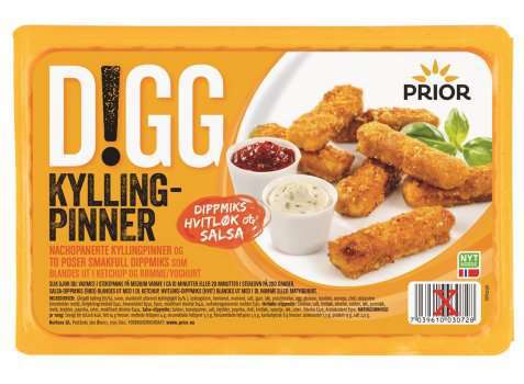 Bilde av Prior digg kyllingpinner m dipp.