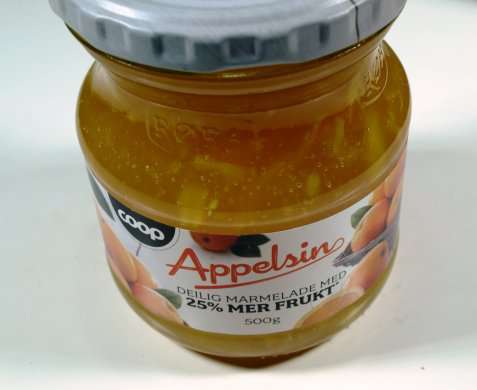 Bilde av Coop appelsinmarmelade. Bilde av Coop appelsinmarmelade.