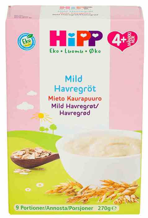 Bilde av Hipp Mild Havregrøt.