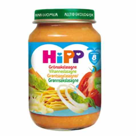 Bilde av Hipp Grønnsakslasagne. Bilde av Hipp Grønnsakslasagne.