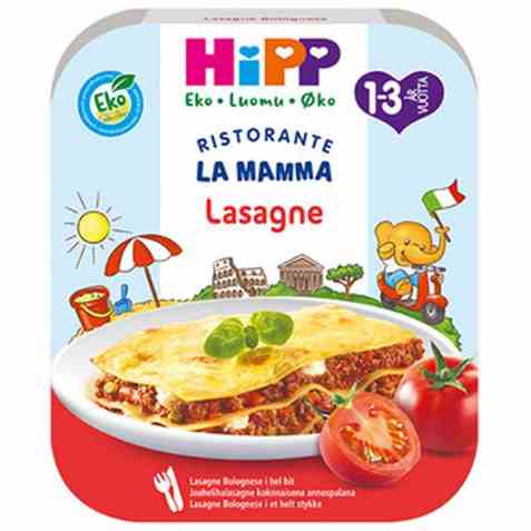 Bilde av Hipp lasagne. Bilde av Hipp lasagne.
