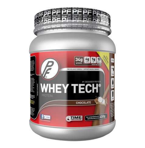 Bilde av Proteinfabrikken Whey Tech® 450g Sjokolade. Bilde av Proteinfabrikken Whey Tech® 450g Sjokolade.