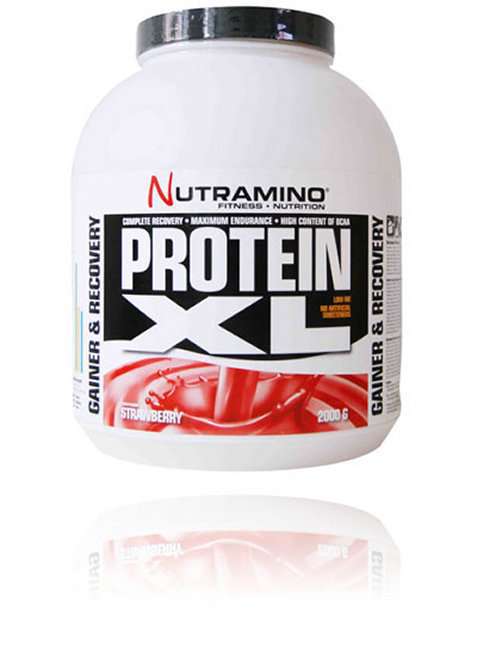 Bilde av Nutramino Whey Protein XL Strawberry 2kg. Bilde av Nutramino Whey Protein XL Strawberry 2kg.