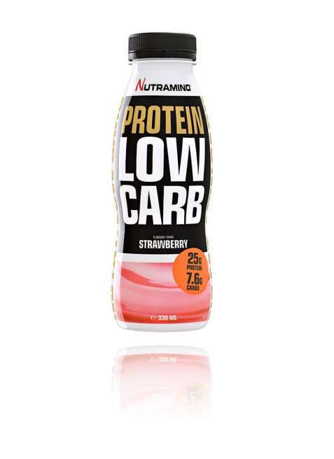 Bilde av Nutramino Protein Low Carb Shake Strawberry 330 ml. Bilde av Nutramino Protein Low Carb Shake Strawberry 330 ml.