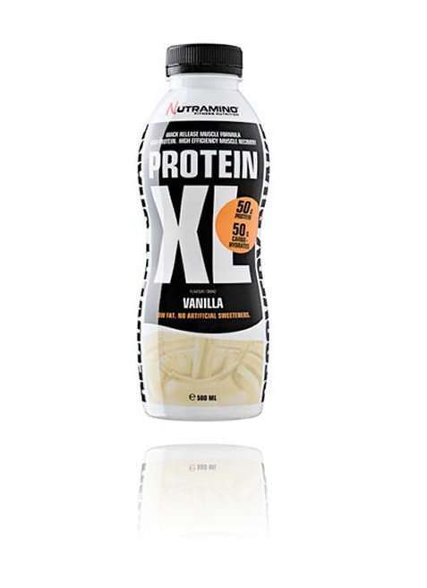 Bilde av Nutramino Protein XL Shake Vanilla 500ml. Bilde av Nutramino Protein XL Shake Vanilla 500ml.