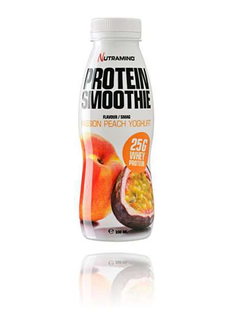 Bilde av Nutramino Protein Smoothie Passion/Peach 330ml. Bilde av Nutramino Protein Smoothie Passion/Peach 330ml.