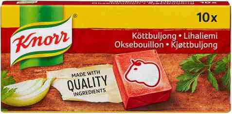 Bilde av Knorr oksekjøttbuljong. Bilde av Knorr oksekjøttbuljong.