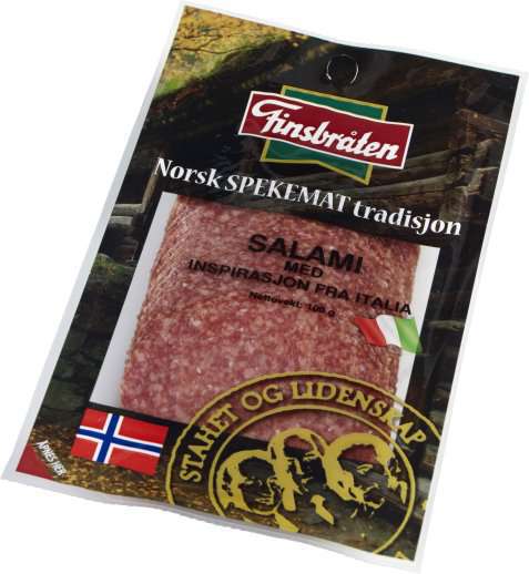 Bilde av Finsbråten salami med inspirasjon fra Italia 100g. Bilde av Finsbråten salami med inspirasjon fra Italia 100g.