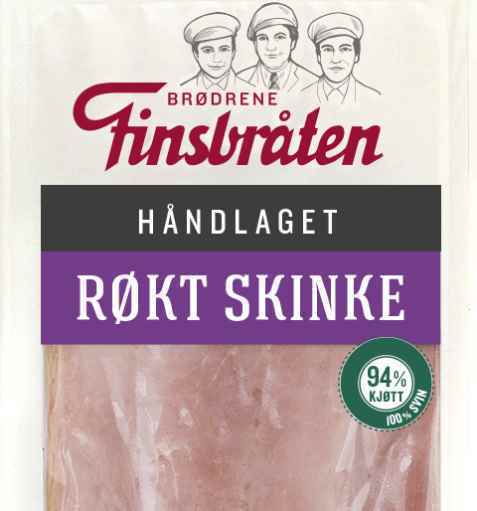 Bilde av Finsbråten røkt skinke håndlaget. Bilde av Finsbråten røkt skinke håndlaget.
