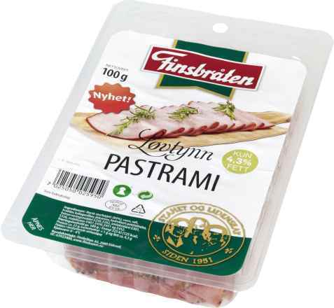 Bilde av Finsbråten pastrami løvtynn.
