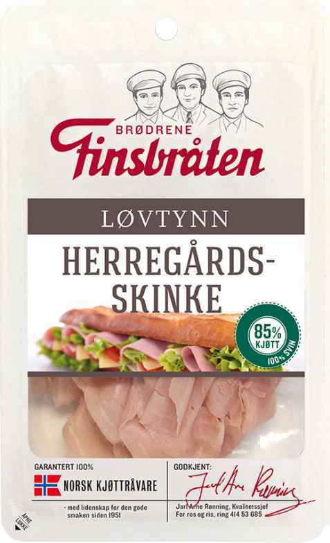 Bilde av Finsbråten herregårdsskinke løvtynn. Bilde av Finsbråten herregårdsskinke løvtynn.
