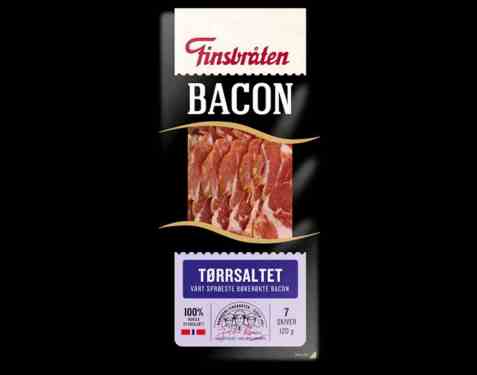 Bilde av Finsbråten bacon tørrsaltet. Bilde av Finsbråten bacon tørrsaltet.