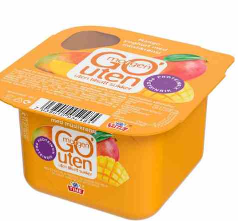 Bilde av Tine Go morgen Uten Mangoyoghurt med müsli.