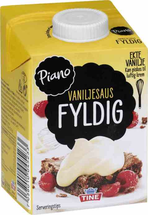 Bilde av Tine Piano Fyldig Vaniljesaus. Bilde av Tine Piano Fyldig Vaniljesaus.