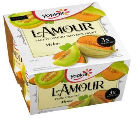 Bilde av Fjordland Yoplait Lamour fruktyoghurt med melon. Bilde av Fjordland Yoplait Lamour fruktyoghurt med melon.