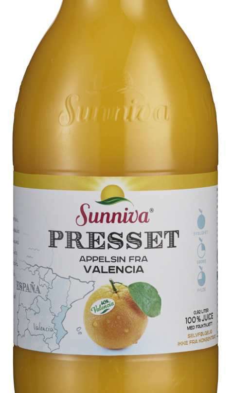Bilde av Sunniva presset appelsin fra Valencia.