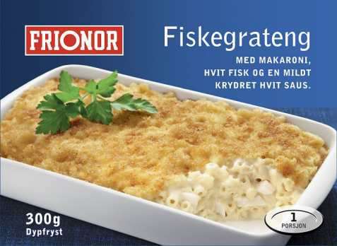 Bilde av Frionor fiskegrateng. Bilde av Frionor fiskegrateng.