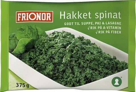 Bilde av Frionor hakket spinat. Bilde av Frionor hakket spinat.