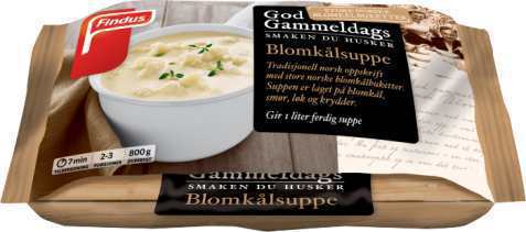 Bilde av Findus God Gammeldags Blomkålsuppe.