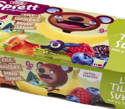Bilde av Tine Sprett Yoghurt Lite tilsatt sukker. Bilde av Tine Sprett Yoghurt Lite tilsatt sukker.