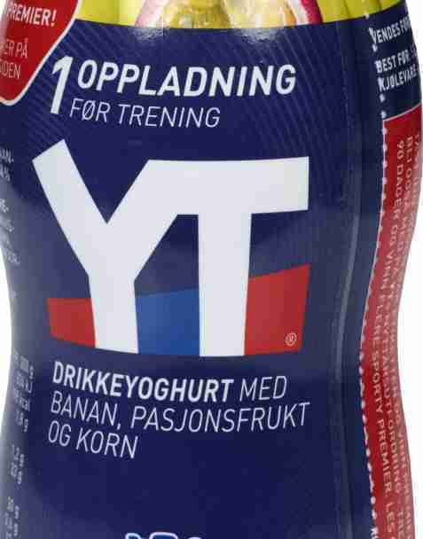 Bilde av Tine YT Proteinrik drikkeyoghurt banan/pasjonsfrukt og korn.