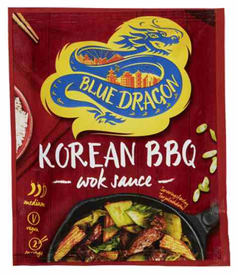 Bilde av Blue Dragon Woksaus korean bbq. Bilde av Blue Dragon Woksaus korean bbq.