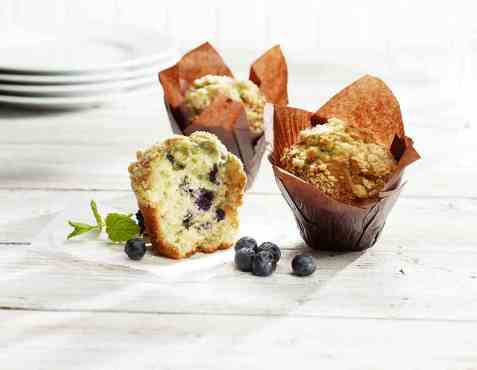 Bilde av Aunt Mabel tulip blueberry muffins. Bilde av Aunt Mabel tulip blueberry muffins.