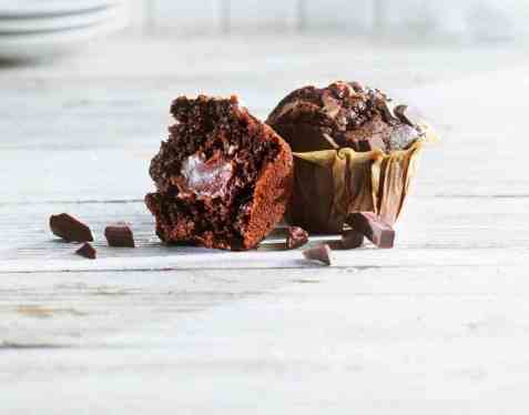 Bilde av Aunt Mabel chocolate gourmet muffins. Bilde av Aunt Mabel chocolate gourmet muffins.
