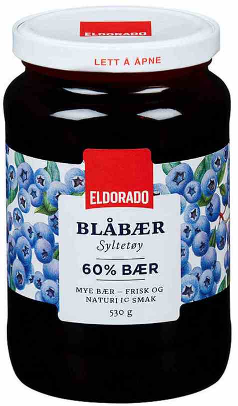 Bilde av Eldorado blåbærsyltetøy. Bilde av Eldorado blåbærsyltetøy.