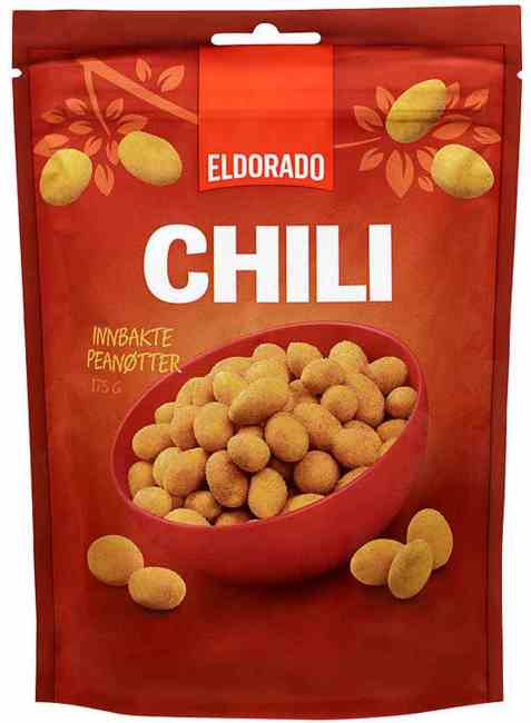Bilde av Eldorado chilinøtter 175gr. Bilde av Eldorado chilinøtter 175gr.