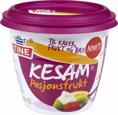 Bilde av Tine Kesam pasjonsfrukt. Bilde av Tine Kesam pasjonsfrukt.