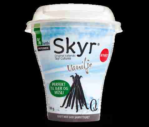 Bilde av Q skyr vanilje. Bilde av Q skyr vanilje.