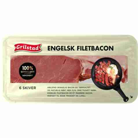 Bilde av Grilstad Engelsk filetbacon. Bilde av Grilstad Engelsk filetbacon.