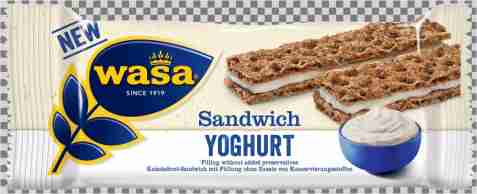 Bilde av Wasa Sandwich yoghurt. Bilde av Wasa Sandwich yoghurt.