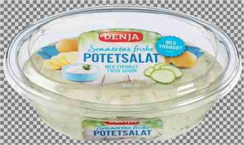 Bilde av Denja sommerens friske potetsalat. Bilde av Denja sommerens friske potetsalat.